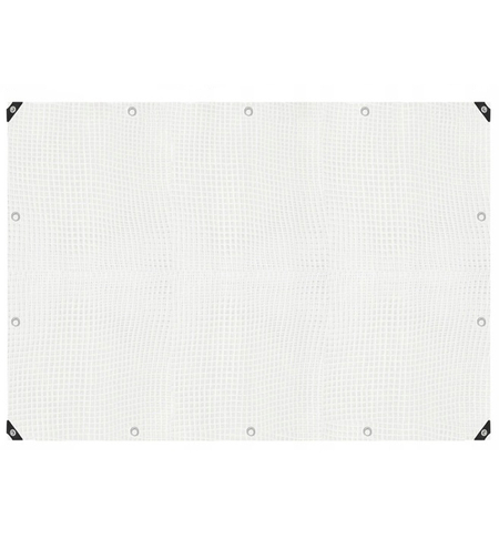 Prelata din polietilena impermeabila laminata, 100g/m2, 4x4 m, alb transparent