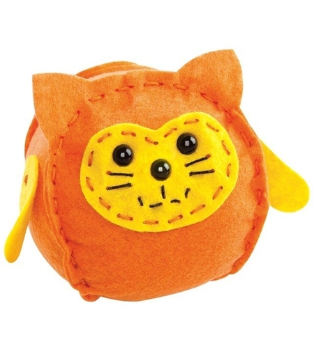 Set Creatie Perna pentru Copii Model Pisica, Dream Kids