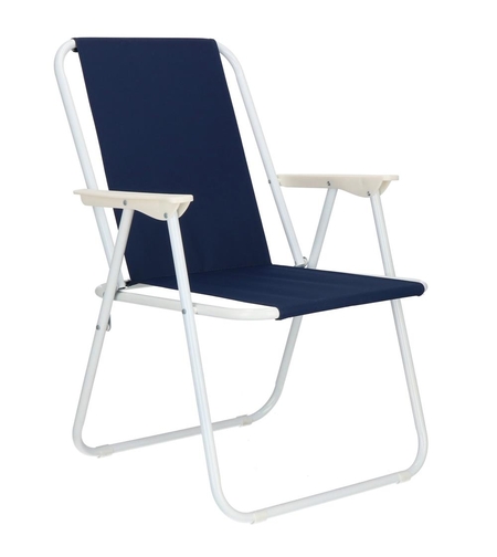 Scaun de plaja Sersimo GC049, pliabil, 100kg, 52x74cm, bleumarin