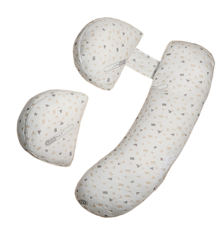 Set Perna pentru Gravide, Flippy, Husa Detasabila, Utilizare in Forma H si U, Reglabila, Latime Ajustabila, Proactive, Gri