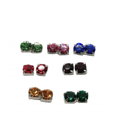 Cercei din Argint 925 cu Zirconiu Colorat