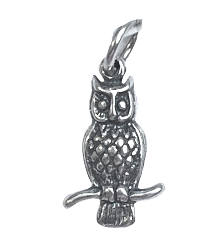 Pandantiv, Jolie Silver, Argint 925, Model Bufnita Pe Creanga, 1.6 g, 2 x 1 cm