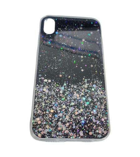 Husa de protectie pentru Apple iPhone XR Luxury Glitter Stelute Negru