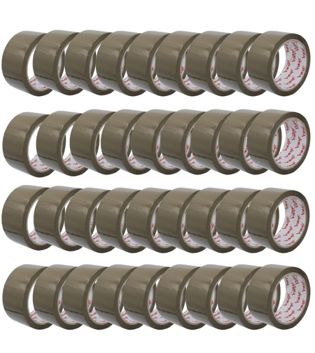 Set 36 Role Banda Adeziva Solvent, Vibac, 48mmx60m, Ambalare, Sigilare, Rezistenta, Maro