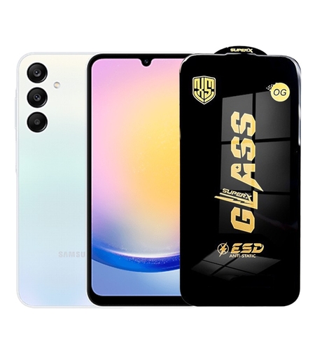 Folie de Protectie pentru Samsung Galaxy A25, Vafy, Sticla Securizata ESD, Margini Negre, Rezistenta la Zgirieturi, Antistatica, 0.35 mm, Transparenta