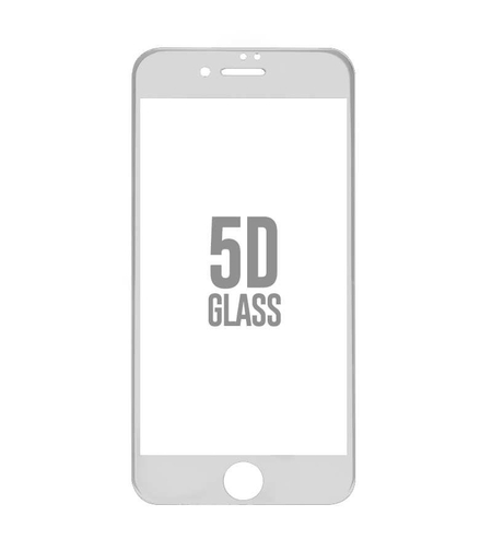 Folie Sticla Apple iPhone 8 4D/5D Alb