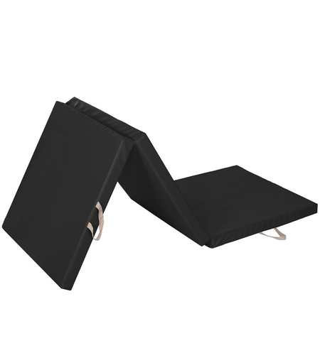 Saltea fitness groasa pentru antrenamente gimnastica, pliabila, 180x60x5cm, negru