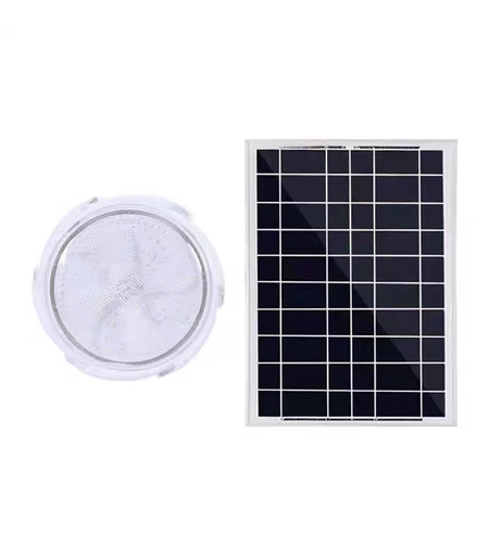 Plafoniera solara Flippy, 30W, diametru 145MM, cu telecomanda, lungime prelungitor 4.6 m, alb rece