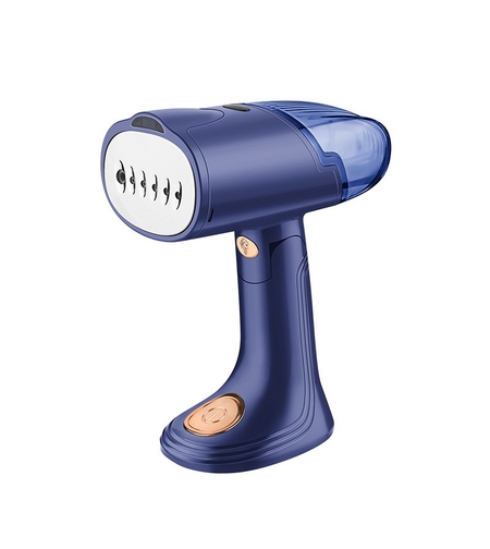 Aparat de Calcat Vertical Portabil cu Abur, Flippy, Putere 1500W, Rezervor Detasabil de 138ml, Priza, Functie Anti Calcar si Auto Curatare, Pliabil, cu Perie, 20x10.5x8 cm, Albastru
