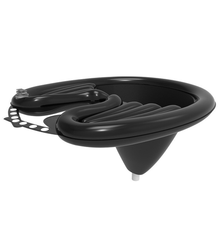 Set Gonflabil pentru Spalat pe Cap, Flippy, pentru Copii, Femei Insarcinate si Varstnici, 81 x 60 x 38 cm, Ajustabil, Negru