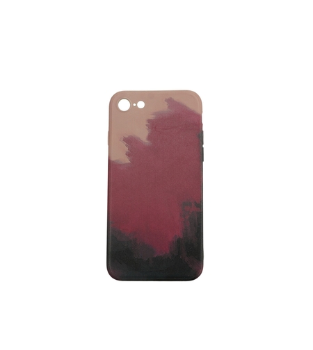 Husa protectie Vafy compatibila cu Apple iPhone 11 Tpu Ombre, Negru/Mov/Roz
