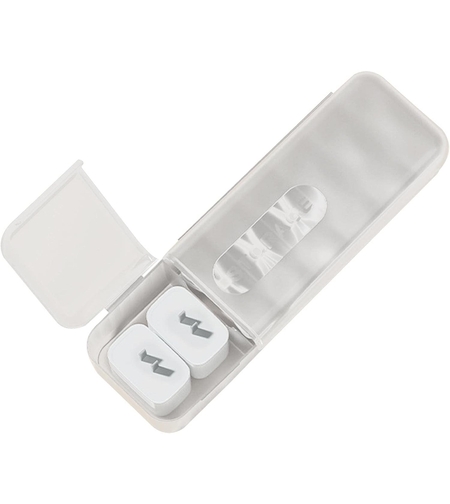 Cutie Organizatoare pentru Cabluri, Flippy, din Plastic, 28 x 9 x 6 cm, Alb