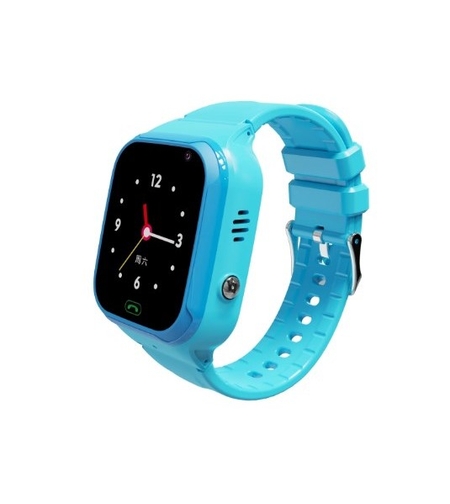 Ceas SmartWatch Pentru Copii, Vafy, Motto LT36, Localizare GPS, Buton SOS, Apel video, Mesaje vocale si text, Camera foto, 230 x 40 x 15.5 mm Albastru