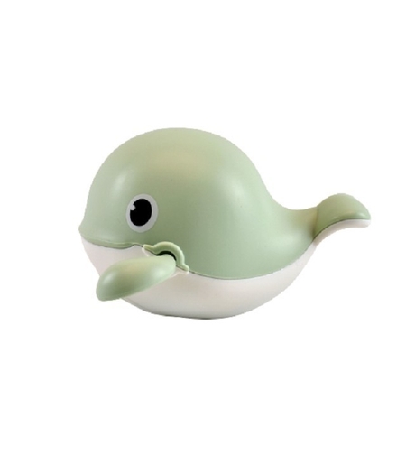 Jucarie pentru baie pentru copii, Flippy, balena verde, Resigilat