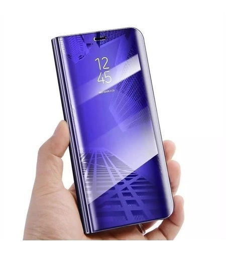 Husa Tip Carte, Flippy, Compatibila cu Huawei Mate 10 Lite, Flip Cover Oglinda, Violet