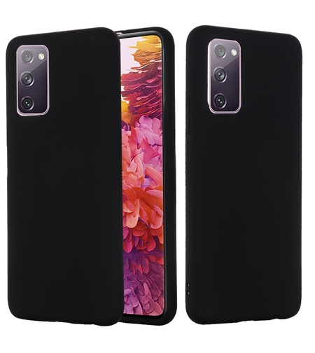 Husa protectie compatibila cu Samsung S20 Liquid Silicone Case Negru