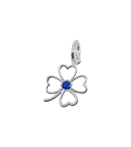 Pandantiv Argint 925 Jolie Silver Trifoi cu Piatra, 0.81 g
