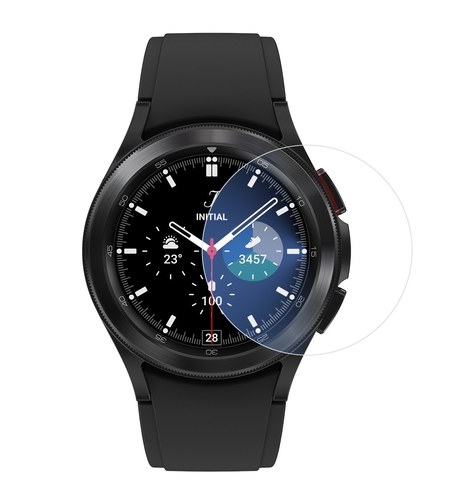 Folie Securizata pentru Samsung Galaxy Watch4 Classic 46mm, Vafy, Sticla de Protectie Compatibila cu Samsung Galaxy Watch4 Classic46MM, Sticla Securizata 2.5 D, Transparent