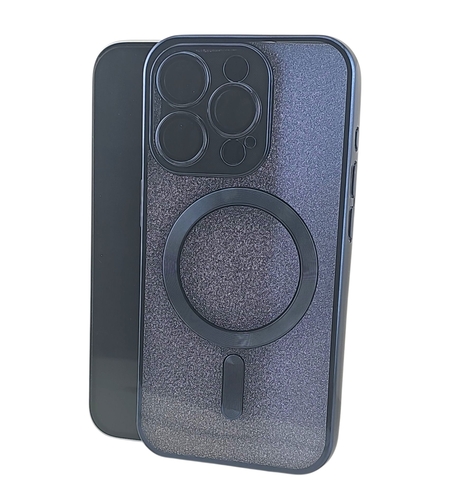 Husa de Protectie 2 in 1, Vafy, pentru Apple iPhone 14 Pro Max, Compatibila MagSafe, Magnetica, cu Protectie Lentila, din TPU, Albastru Marin