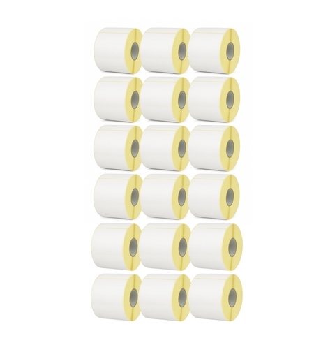 Set 18 Role Etichete Autoadezive Termice 100x150mm, 260 Etichete/Rola, Etichetare Rapida si Precisa
