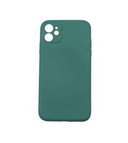 Husa protectie, Vafy, compatibila cu Apple iPhone 12 Pro Liquid Silicone Verde