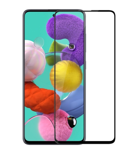 Folie Sticla Flippy® pentru Samsung A51 4G 111D Negru