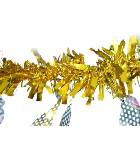 Beteala Craciun, Flippy, auriu, marimea: 2 m x 11 cm x 9 cm material:folie PVC, interior/exterior