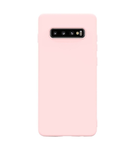Husa protectie Vafy compatibila cu Samsung Galaxy S10E Matte Tpu Roz