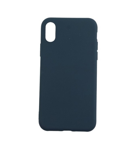 Husa protectie Vafy compatibila cu Apple iPhone X/XS Matte Tpu Albastru inchis