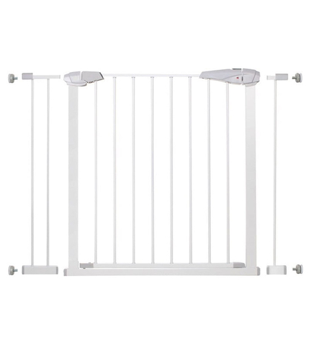 Poarta de siguranta Safety Gate pentru scari, ajustabila 97-106 cm, din otel, alba