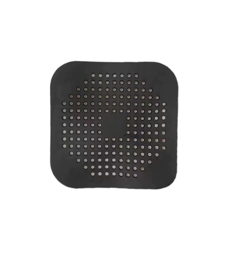 Filtru Chiuveta, Vafy, Anti-infundare, cu Ventuze, 14.5 x 14.5 cm, Flexibil, Negru