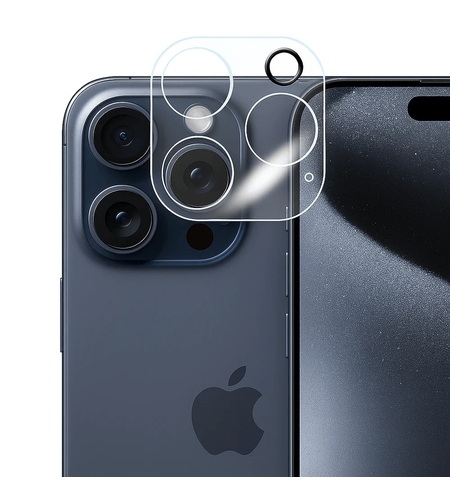 Folie Sticla pentru Camera, Vafy, Pentru Apple iPhone 16 Pro, 3D, Transparent