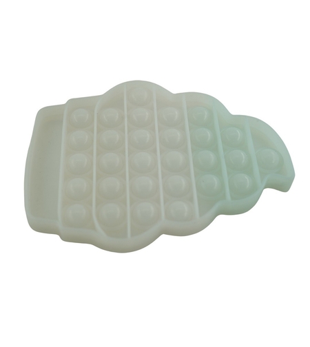 Jucarie antistres din silicon, Pop it Now and Flip It, Briosa, Transparent