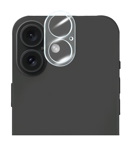 Folie Sticla pentru Camera, Vafy, Pentru Apple iPhone 16 Plus, 3D, Transparent
