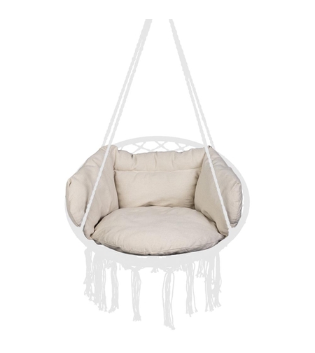 Perna pentru leagan tip cuib 56x63x36 cm, umplutura moale, ecru
