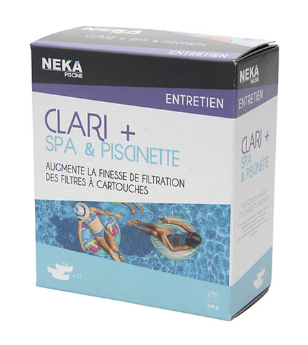 Clarificator Clari+ SPA 12 pastile 10g pentru microfiltrare rapida in SPA-uri si piscine