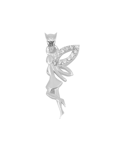 Pandantiv, Jolie Silver, Argint 925, Model Zana cu Pietre, 1.6 g, 25x10 mm