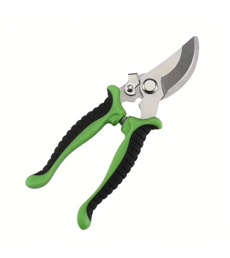 Set 4 Unelte de Gradinarit, Flippy, pentru Indepartare Spini Trandafiri si Taiere, din PVC/Otel Carbon, Rosu/Verde