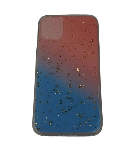 Husa de protectie pentru Apple iPhone X/XS Luxury Glitter Gradient Roz Albastru