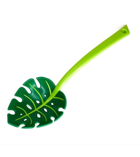 Ustensila bucatarie universala tip frunza, material ABS, creativa, design unic si modern, 30x9.5 cm, verde