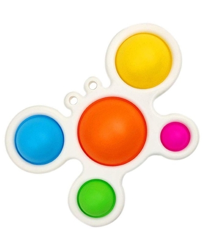 Jucarie Antistres Flippy - Fidget Toy, Simple Dimple, Crab, Multicolor