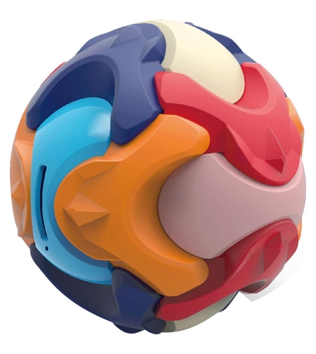 Pusculita Sub Forma de Minge, Flippy, de Construit, se Asambleaza/Dezasambleaza, din Plastic, 16.5x16.5x16.5, Multicolor