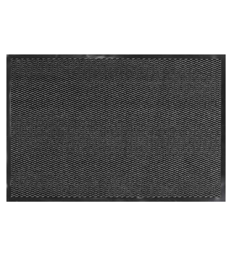 Covoras intrare absorbant antimurdarie, PVC antiderapant, 60x90 cm, gri