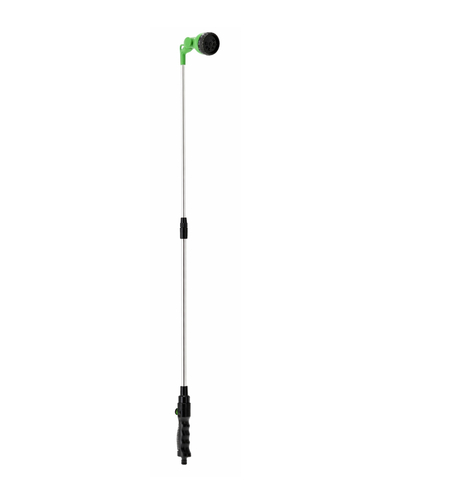 Pistol telescopic pentru udare gradina cu 8 functii de pulverizare, aluminiu, lungime reglabila 71-106 cm