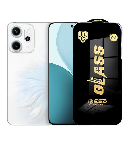 Folie de Protectie pentru Oppo Reno14 Pro, Vafy, Sticla Securizata ESD, Margini Negre, Rezistenta la Zgirieturi, Antistatica, 0.35 mm, Transparenta