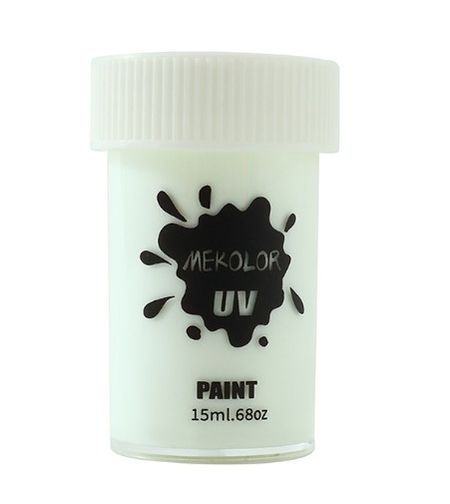Vopsea pentru Fata si Corp, Flippy, cu Pigment Fosforescent UV, 15 ml, Alb