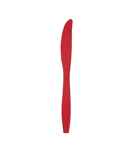 Set 16 Cutite de Unica Folosinta, Flippy, din Plastic, 15 cm, Rosu
