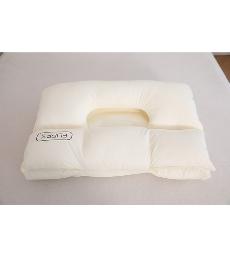 Perna Ortopedica 3 in 1, Vafy, Strat Dublu, Protectie Cervicala, pentru Adulti, 45 x 70 cm, Alb