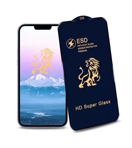 Folie Sticla Securizata, Vafy, compatibila cu Samsung Galaxy A55, Sticla ESD, Super HD Glass, Anti-static, Margini Negre, Transparent