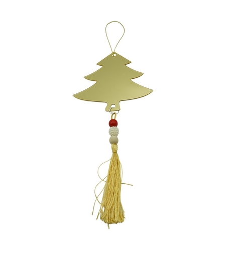 Ornament brad, Flippy, Brad, Auriu, Lucios, 8*25CM, Acril, Interior/ Exterior